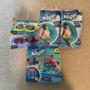 Inflatable Pool Gear Bundle Toys Goggles Basketball H2OGO Bestway OS